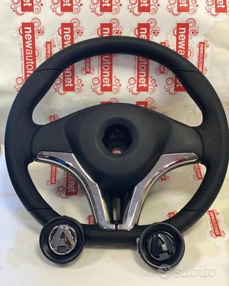 Volante aixam minauto con inserti cromati