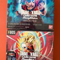 Dragon Ball Fusion World FB01 e FB05 Box Display E