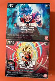 Dragon Ball Fusion World FB01 e FB05 Box Display E