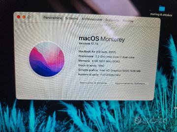 macbook air 13  i7  8 gb  13.3 retina 