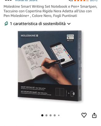 Smart writing set moleskine NUOVO mai aperto