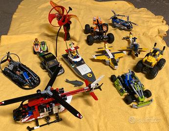 Lotto di 10 set Lego (Technic, City, Ninjago)