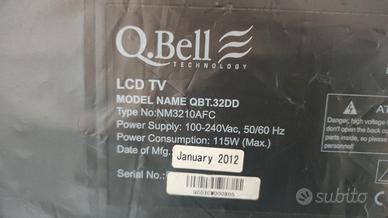 Lotto 4 TV LED LCD 32" - 24" - 16" danneggiati 