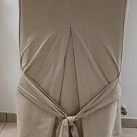  4 sedie con coprisedie eleganti inclusi