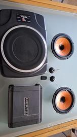 HI-FI auto Subwoofer-Ampli-Tweeter-Altoparlanti