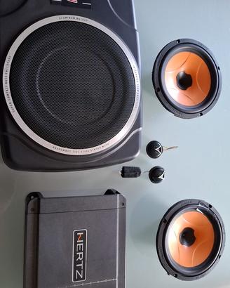 HI-FI auto Subwoofer-Ampli-Tweeter-Altoparlanti