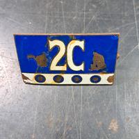 LANCIA FULVIA 2C STEMMA SCRITTA LOGO 