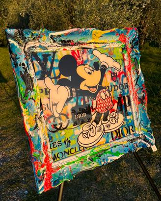 Quadro Disney Luxury Mickey Mouse Popart arte
