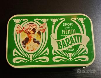 Scatola di latta Baratti&Milano Drops menta Torino
