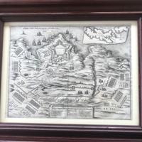 Stampa antica Portolongone ( Porto Azzurro)