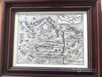 Stampa antica Portolongone ( Porto Azzurro)