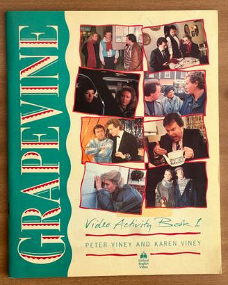 Videocassette e libro inglese GRAPEVINE