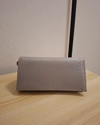 Pochette La Prairie Argento con Cerniera