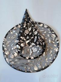 CAPPELLO STREGA MAGICA COSTUME HALLOWEEN FANTASY