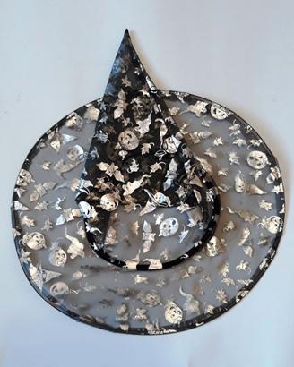 CAPPELLO STREGA MAGICA COSTUME HALLOWEEN FANTASY