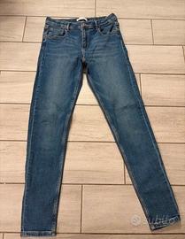 Jeans skinny Zara XS, colore blu,elasticizzato