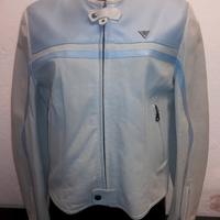 Giacca pelle estiva traforata moto dainese donna