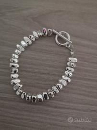 bracciale nuovo con pepite argento