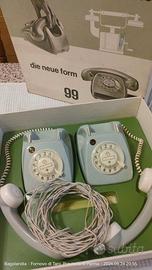 Coppia di telefoni anni '60/70 Geobra Telefon