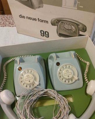 Coppia di telefoni anni '60/70 Geobra Telefon