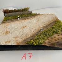 Diorama 1/35 base 25x30 modellismo veicoli tamiya