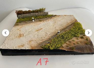 Diorama 1/35 base 25x30 modellismo veicoli tamiya