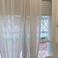 2 coppie di tende bianche