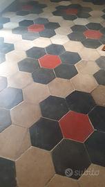 Cementine o marmette antiche esagonali