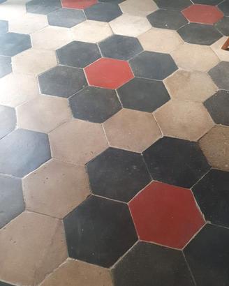 Cementine o marmette antiche esagonali