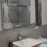 Specchio in mosaico da bagno 