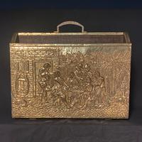 Portariviste metà XIX sec. in ottone e legno