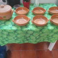 ciotole in terracotta per fagiolata o zuppa