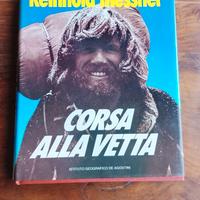 reinhold Messner "Corsa alla vetta" , autografato