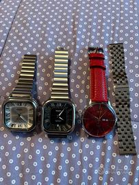 Lotto di tre orologi automatici.