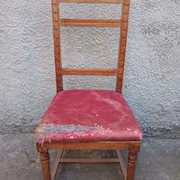 Sedia antica primi '900