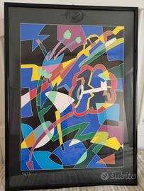 Serigrafia di Ugo Nespolo 