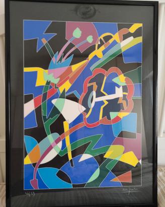 Serigrafia di Ugo Nespolo 