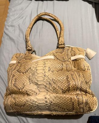 Borsa pelle di serpente originale Borelli
