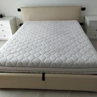 Letto matrimoniale SAMOA Bside Good in vera pelle