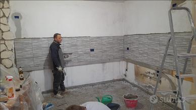 Lavoro tipo muratore .cartongesso,mattonelle