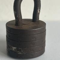 Lucchetto  antico a combinazione funzionante