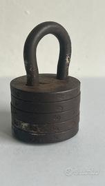 Lucchetto  antico a combinazione funzionante
