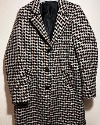 Cappotto Elegante Donna pied-de-poule nero, beige 