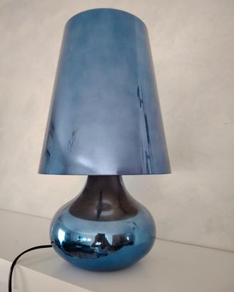 lampada da tavolo abat jour Kartell Cindy blu