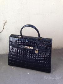 Borsa in vero coccodrillo Hermes