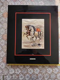 quadro bassorilievo Giorgio de chirico