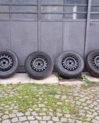 4 cerchi lamiera 16 pollici Audi Volkswagen Seat