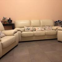 2 poltrone pelle doimo salotti  divano 