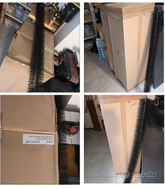 Spazzola per grondaia 24 m 120 cm Ø 10,5 cm 20 pez