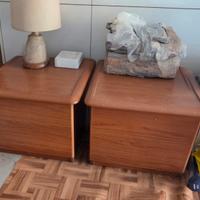 Comodini e cassettiera con 6 cassetti